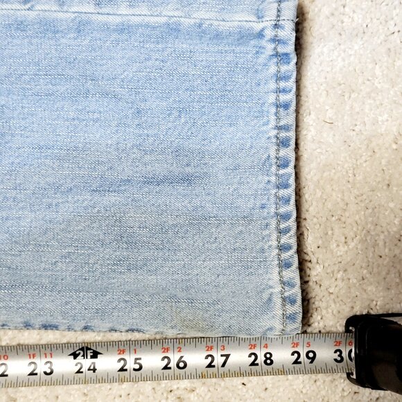 American Eagle Women Jean 30x30 Blue Original Bootcut Western Denim Faded - Picture 7 of 8